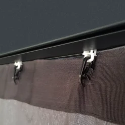 Palram - Canopia Dallas Grey Polyester (PES) Gazebo Curtain, Pack Of 4 (L)2120mm (W)5070mm 12 Palram - Canopia Dallas Grey Polyester (PES) Gazebo Curtain, Pack Of 4 (L)2120mm (W)5070mm -Hozelock Store palram canopia dallas grey polyester pes gazebo curtain pack of 4 l 2120mm w 5070mm7290108602715 03i