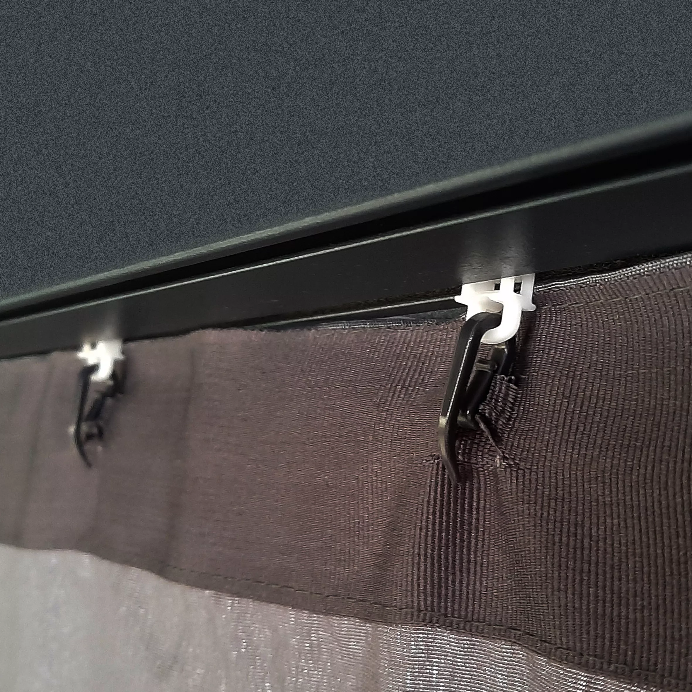 Palram - Canopia Dallas Grey Polyester (PES) Gazebo Curtain, Pack Of 4 (L)2120mm (W)5070mm 5 Palram - Canopia Dallas Grey Polyester (PES) Gazebo Curtain, Pack Of 4 (L)2120mm (W)5070mm - Image 5