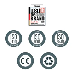 Palram - Canopia Feria Grey Non-retractable Awning, (L)4.25m (H)3.05m (W)3.85m -Hozelock Store palram canopia feria grey non retractable awning l 4 25m h 3 05m w 3 85m7290108134551 03t bq