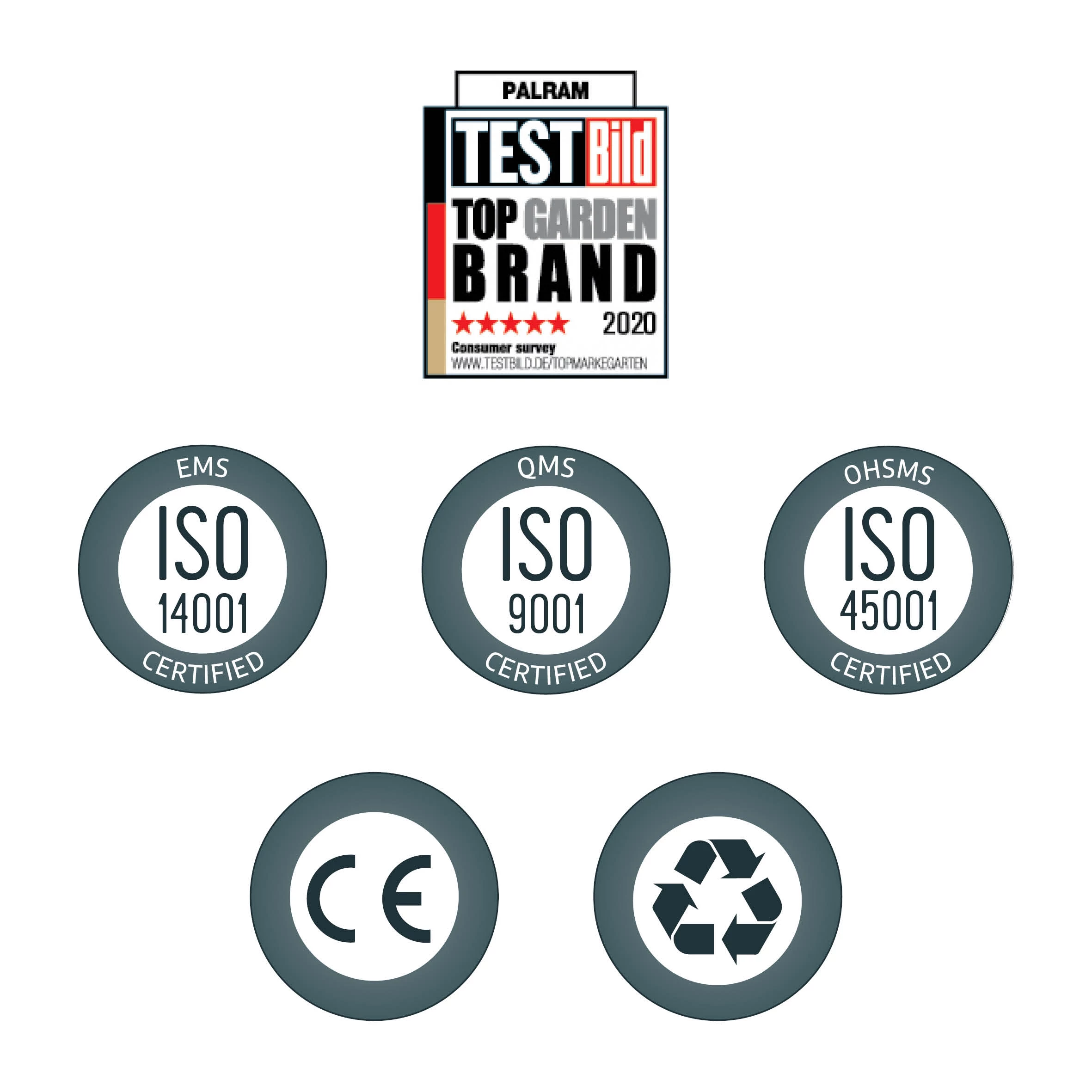 Palram - Canopia Feria Grey Non-retractable Awning, (L)6.06m (H)3.05m (W)3.85m 9 Palram - Canopia Feria Grey Non-retractable Awning, (L)6.06m (H)3.05m (W)3.85m - Image 9