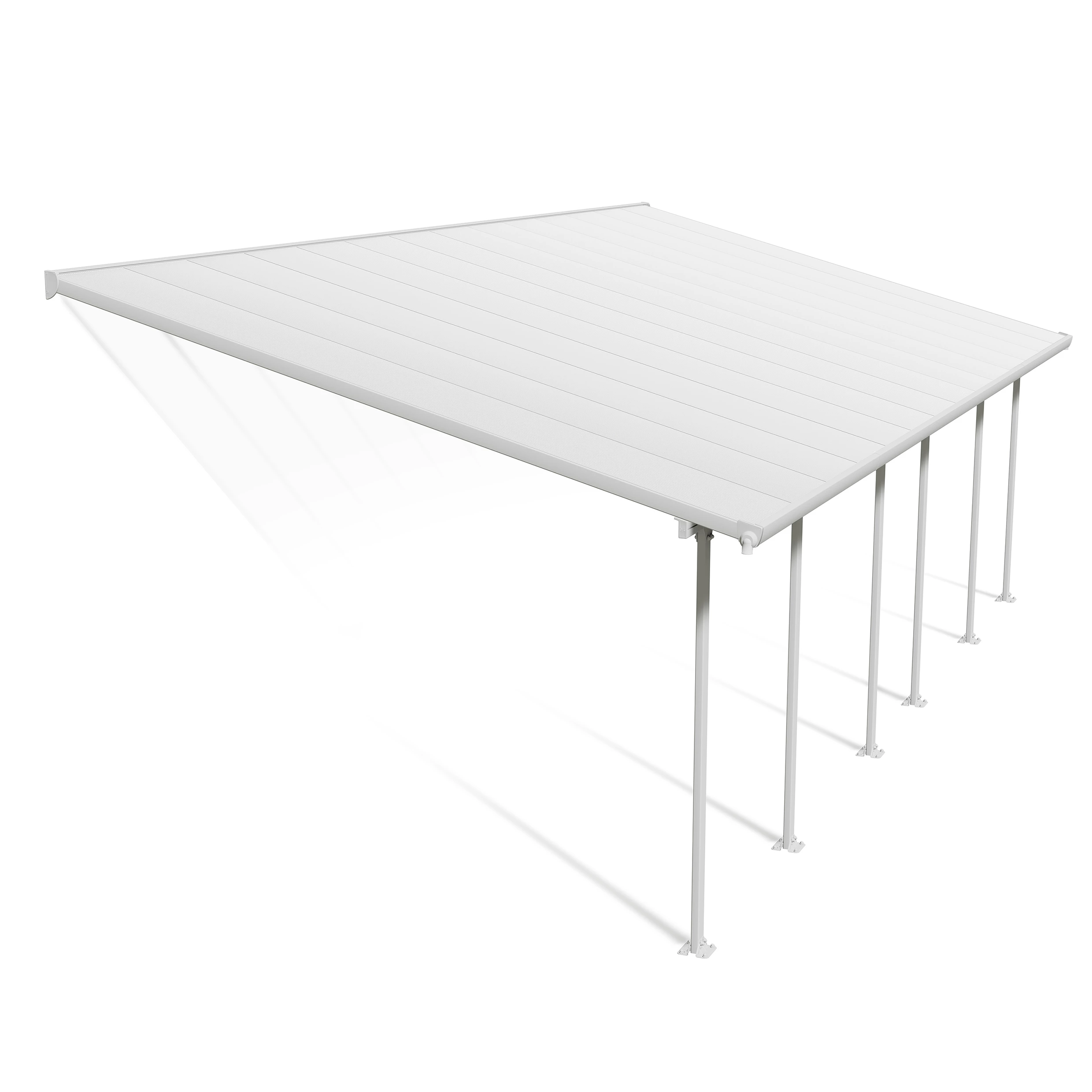 Palram - Canopia Feria White Non-retractable Awning, (L)7.87m (H)3.05m (W)3.85m 1 Palram - Canopia Feria White Non-retractable Awning, (L)7.87m (H)3.05m (W)3.85m