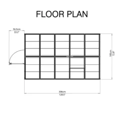 Palram - Canopia Harmony Silver 6x10 Greenhouse -Hozelock Store palram canopia harmony silver 6x10 greenhouse7290103110840 02t bq scaled