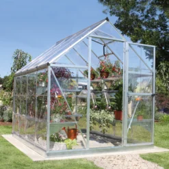 Palram - Canopia Harmony Silver 6x8 Greenhouse 20 Palram - Canopia Harmony Silver 6x8 Greenhouse -Hozelock Store palram canopia harmony silver 6x8 greenhouse7290103110581 01bq