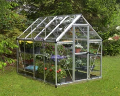 Palram - Canopia Harmony Silver 6x8 Greenhouse 25 Palram - Canopia Harmony Silver 6x8 Greenhouse -Hozelock Store palram canopia harmony silver 6x8 greenhouse7290103110581 04i scaled