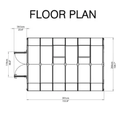 Palram - Canopia Hobby Gardner Green 8x12 Greenhouse -Hozelock Store palram canopia hobby gardner green 8x12 greenhouse7290103121662 02t scaled