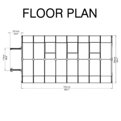 Palram - Canopia Hobby Gardner Green 8x16 Greenhouse -Hozelock Store palram canopia hobby gardner green 8x16 greenhouse7290103121679 02t