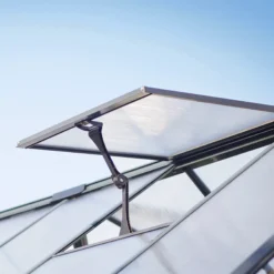 Palram - Canopia Mythos Grey 6X4 Greenhouse -Hozelock Store palram canopia mythos grey 6x4 greenhouse7290108601022 02i BQ