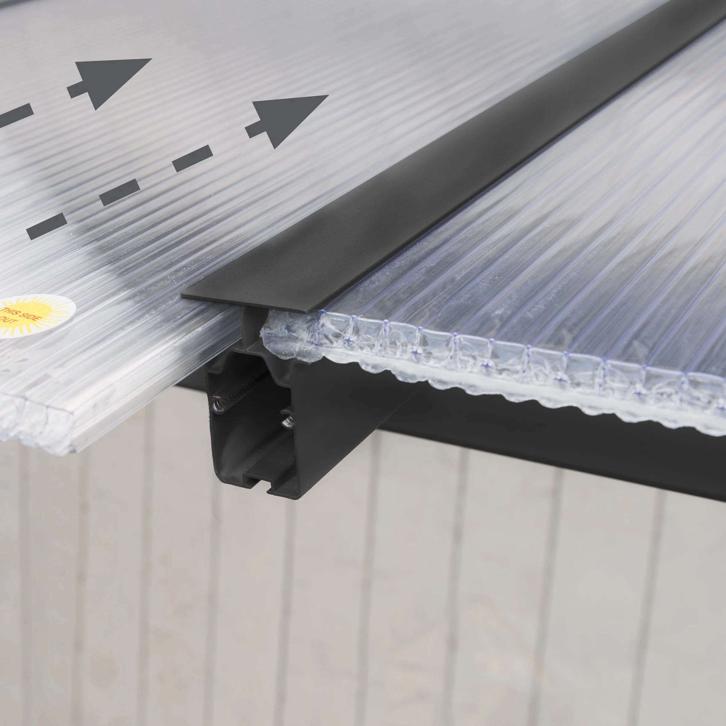 Palram - Canopia Olympia Grey Non-retractable Awning, (L)5.46m (H)3.05m (W)2.95m 5 Palram - Canopia Olympia Grey Non-retractable Awning, (L)5.46m (H)3.05m (W)2.95m - Image 5