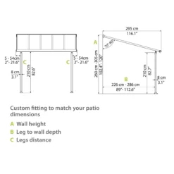 Palram - Canopia Olympia Grey Non-retractable Awning, (L)6.19m (H)3.05m (W)2.95m 16 Palram - Canopia Olympia Grey Non-retractable Awning, (L)6.19m (H)3.05m (W)2.95m -Hozelock Store palram canopia olympia grey non retractable awning l 6 19m h 3 05m w 2 95m7290108134315 02t bq scaled