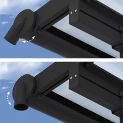 Palram - Canopia Olympia Grey Non-retractable Awning, (L)6.19m (H)3.05m (W)2.95m 14 Palram - Canopia Olympia Grey Non-retractable Awning, (L)6.19m (H)3.05m (W)2.95m -Hozelock Store palram canopia olympia grey non retractable awning l 6 19m h 3 05m w 2 95m7290108134315 03i bq