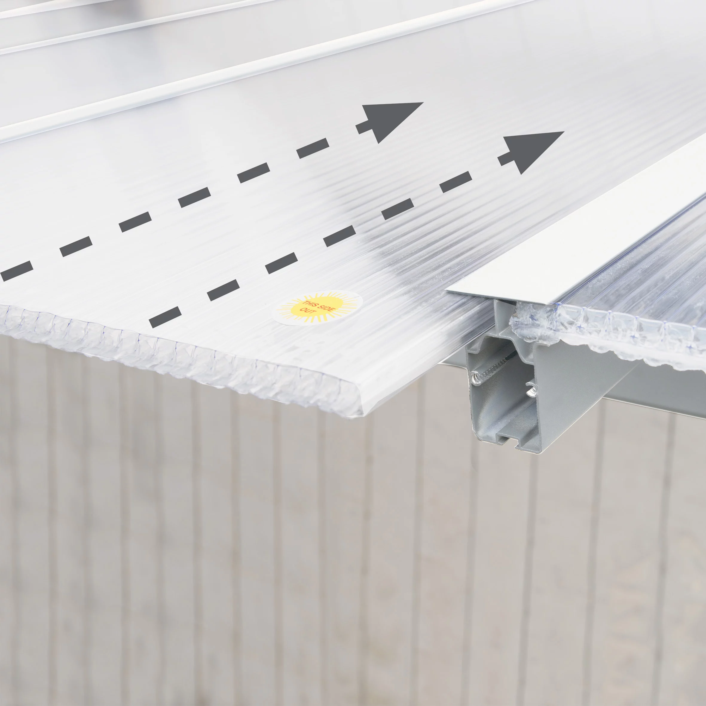 Palram - Canopia Olympia White Non-retractable Awning, (L)4.25m (H)3.05m (W)2.95m 6 Palram - Canopia Olympia White Non-retractable Awning, (L)4.25m (H)3.05m (W)2.95m - Image 6