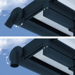 Palram - Canopia Sierra Grey Non-retractable Awning, (L)2.25m (H)3m (W)2.28m 10 Palram - Canopia Sierra Grey Non-retractable Awning, (L)2.25m (H)3m (W)2.28m -Hozelock Store palram canopia sierra grey non retractable awning l 2 25m h 3m w 2 28m7290108131307 02i bq