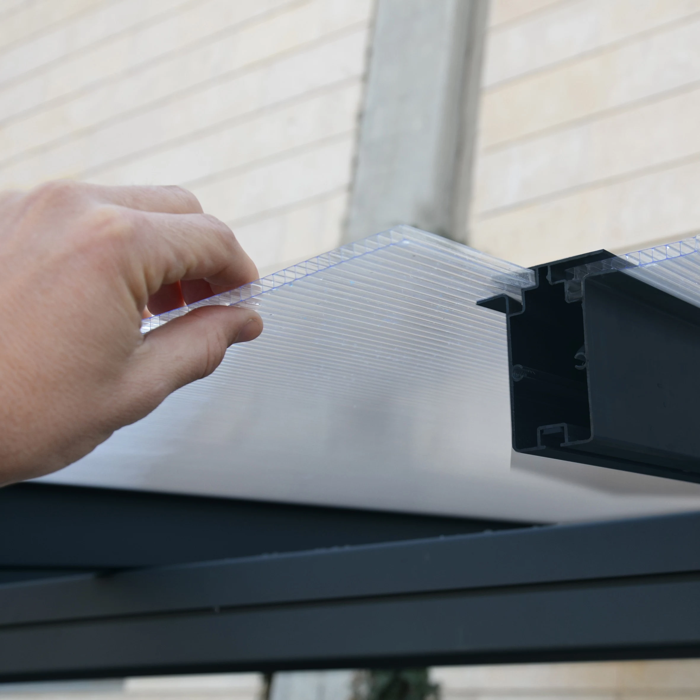 Palram - Canopia Sierra Grey Non-retractable Awning, (L)2.25m (H)3m (W)2.28m 6 Palram - Canopia Sierra Grey Non-retractable Awning, (L)2.25m (H)3m (W)2.28m - Image 6