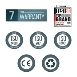 Palram - Canopia Sierra Grey Non-retractable Awning, (L)7.39m (H)3.05m (W)2.95m -Hozelock Store palram canopia sierra grey non retractable awning l 7 39m h 3 05m w 2 95m7290108130614 02t bq