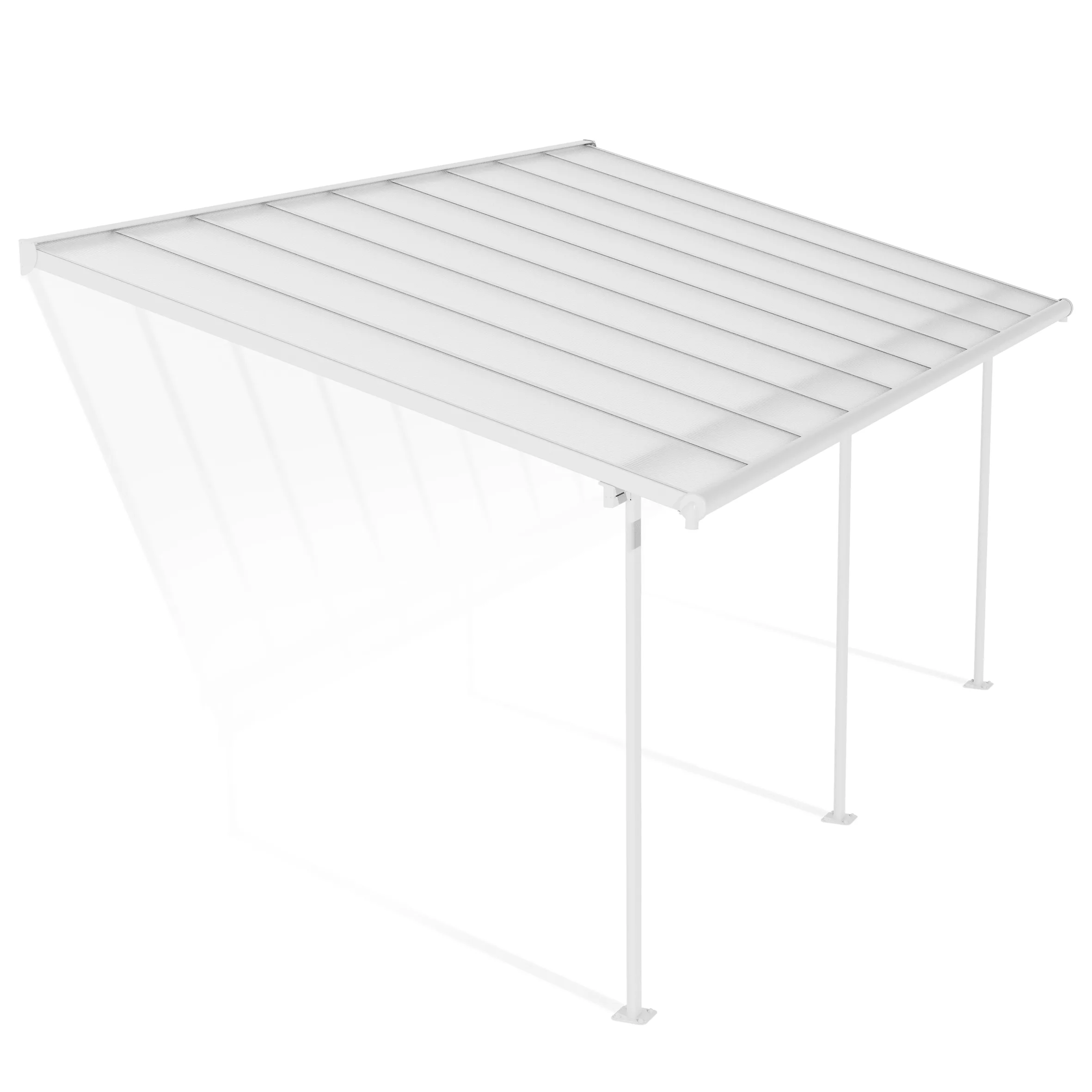 Palram - Canopia Sierra White Non-retractable Awning, (L)5.55m (H)3.05m (W)2.99m 1 Palram - Canopia Sierra White Non-retractable Awning, (L)5.55m (H)3.05m (W)2.99m