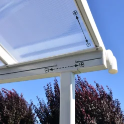 Palram - Canopia Sierra White Non-retractable Awning, (L)8.6m (H)3.05m (W)2.95m -Hozelock Store palram canopia sierra white non retractable awning l 8 6m h 3 05m w 2 95m7290108130560 05i bq