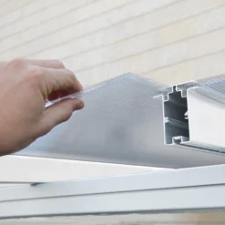 Palram - Canopia Sierra White Non-retractable Awning, (L)8.6m (H)3.05m (W)2.95m -Hozelock Store palram canopia sierra white non retractable awning l 8 6m h 3 05m w 2 95m7290108130560 07i bq