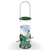 Peckish Stainless Steel Sunflower Heart Green All Weather Bird Feeder 0.7L