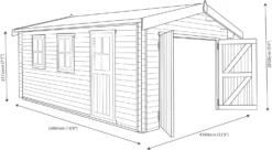 Shire 17x14 Bradenham Wooden Garage - Assembly Service Included 19 Shire 17x14 Bradenham Wooden Garage - Assembly Service Included -Hozelock Store shire 17x14 bradenham wooden garage assembly service included5019804425181 03t scaled