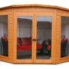 Shire Barclay 8x8 Safety Acrylic Pent Shiplap Wooden Summer House - Base Not Included