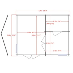Shire Firestone 13x17 Toughened Glass Apex Tongue & Groove Wooden Cabin -Hozelock Store shire firestone 13x17 toughened glass apex tongue groove wooden cabin5019804119943 02t bq