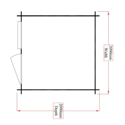 Shire Hartley 7x7 Eco Glass Apex Tongue & Groove Wooden Cabin - Base Included -Hozelock Store shire hartley 7x7 eco glass apex tongue groove wooden cabin base included5019804198375 02t