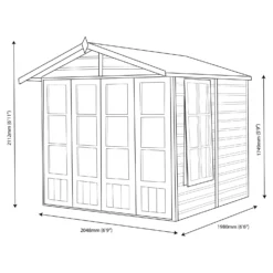 Shire Kensington 7x7 Toughened Glass Apex Shiplap Wooden Summer House - Base Not Included 11 Shire Kensington 7x7 Toughened Glass Apex Shiplap Wooden Summer House - Base Not Included -Hozelock Store shire kensington 7x7 toughened glass apex shiplap wooden summer house base not included5019804111183 03t scaled