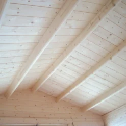 Shire Kingswood 18x20 Toughened Glass Apex Tongue & Groove Wooden Cabin - Base Not Included -Hozelock Store shire kingswood 18x20 toughened glass apex tongue groove wooden cabin base not included5019804194728 37c