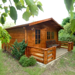 Shire Kinver 12x12 Glass Apex Tongue & Groove Wooden Cabin - Base Not Included -Hozelock Store shire kinver 12x12 glass apex tongue groove wooden cabin base not included5019804112173 03i bq