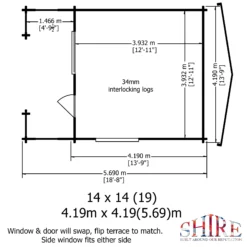 Shire Kinver 14x14 Glass Apex Tongue & Groove Wooden Cabin - Base Not Included 21 Shire Kinver 14x14 Glass Apex Tongue & Groove Wooden Cabin - Base Not Included -Hozelock Store shire kinver 14x14 glass apex tongue groove wooden cabin base not included5019804114191 01i bq