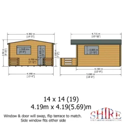 Shire Kinver 14x14 Glass Apex Tongue & Groove Wooden Cabin - Base Not Included 19 Shire Kinver 14x14 Glass Apex Tongue & Groove Wooden Cabin - Base Not Included -Hozelock Store shire kinver 14x14 glass apex tongue groove wooden cabin base not included5019804114191 02i bq