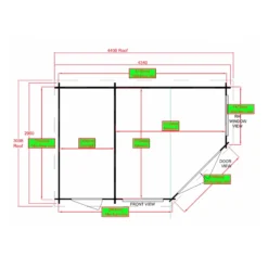 Shire Leygrove 14x10 Apex Tongue & Groove Wooden Cabin - Assembly Service Included -Hozelock Store shire leygrove 14x10 apex tongue groove wooden cabin assembly service included5019804111251 02t