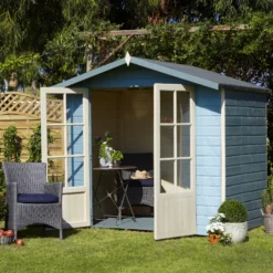 Shire Lumley 7x5 Glass Apex Shiplap Wooden Summer House - Base Included -Hozelock Store shire lumley 7x5 glass apex shiplap wooden summer house base included5397007006391 02i bq