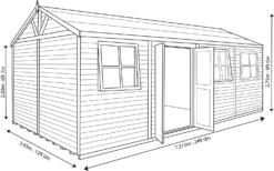 Shire Mammoth 24x12 Glass Apex Wooden Workshop - Base Not Included 15 Shire Mammoth 24x12 Glass Apex Wooden Workshop - Base Not Included -Hozelock Store shire mammoth 24x12 glass apex wooden workshop base not included5019804243181 04t scaled