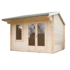 Shire Marlborough 12x14 Ft Apex Tongue & Groove Wooden Cabin With Felt Tile Roof - Assembly Service Included -Hozelock Store shire marlborough 12x14 ft apex tongue groove wooden cabin with felt tile roof assembly service included5019804112401 01c bq scaled