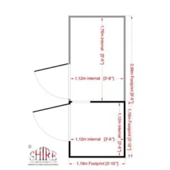 Shire Sanda Kennel & Run, (H)1.67m (W)1.19m (D)1.19m -Hozelock Store shire sanda kennel run h 1 67m w 1 19m d 1 19m5019804111954 03t