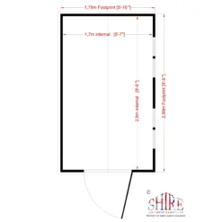 Shire Security Cabin 10x6 Apex Dip Treated Shiplap Wooden Shed With Floor -Hozelock Store shire security cabin 10x6 apex dip treated shiplap wooden shed with floor5019804122103 03t scaled