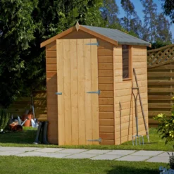 Shire Shetland 6x4 Ft Apex Shiplap Wooden Shed With Floor (Base Included) 12 Shire Shetland 6x4 Ft Apex Shiplap Wooden Shed With Floor (Base Included) -Hozelock Store shire shetland 6x4 ft apex shiplap wooden shed with floor base included 5019804869442 02i bq