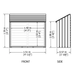 Shire Wooden 5x2 Log Store 6 Shire Wooden 5x2 Log Store -Hozelock Store shire wooden 5x2 log store5060490130347 01t bq