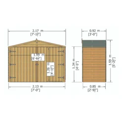 Shire Wooden Apex Bike Store -Hozelock Store shire wooden apex bike store5060490130361 02t bq