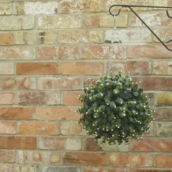 Smart Garden White Flower Artificial Topiary Ball 5 Smart Garden White Flower Artificial Topiary Ball -Hozelock Store smart garden white flower artificial topiary ball5050642007573 01i bq