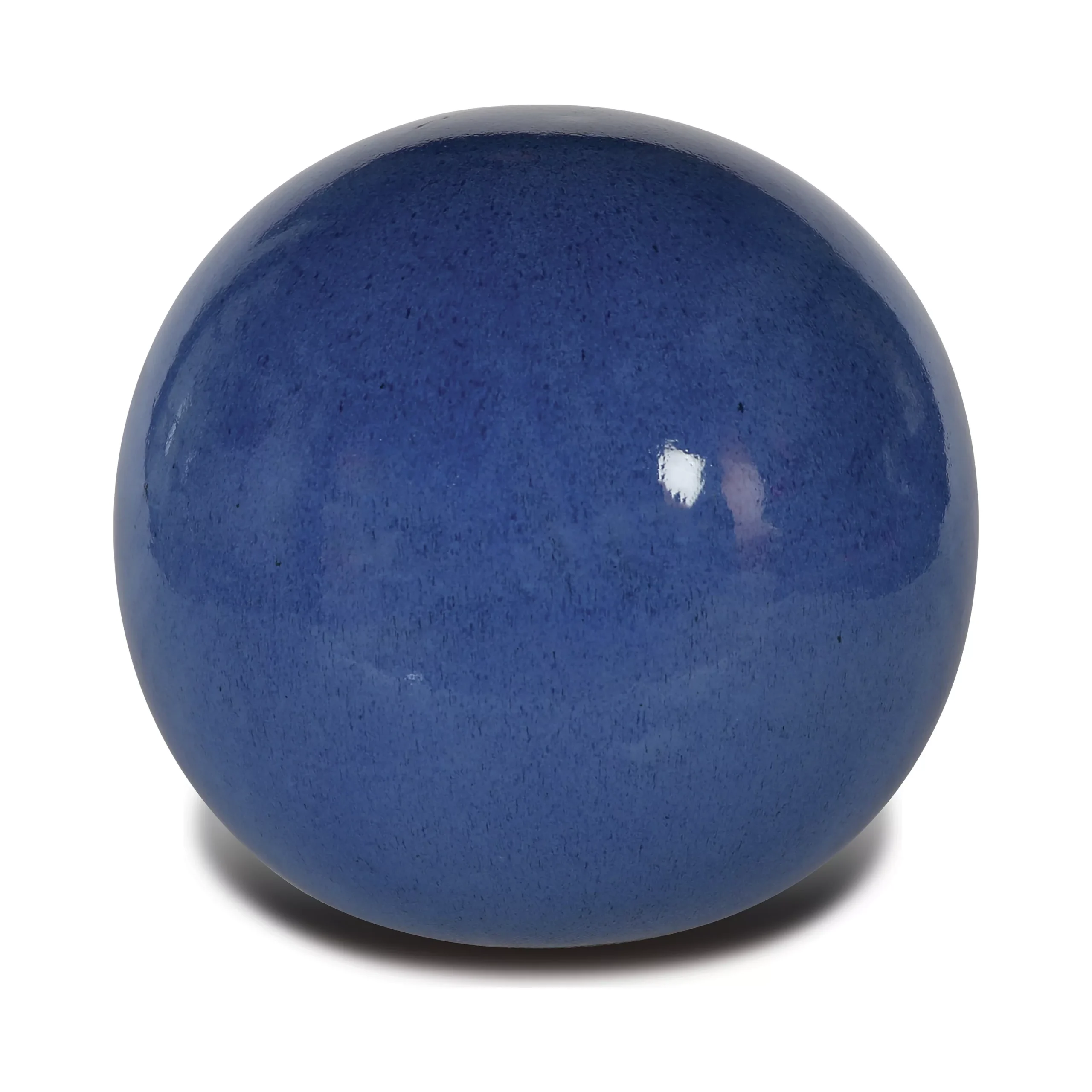Terrastyle Blue Terracotta Sphere Garden Ornament (H)25cm 1 Terrastyle Blue Terracotta Sphere Garden Ornament (H)25cm