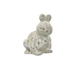 Terrastyle Grey Ceramic Frog Garden Ornament (H)35cm