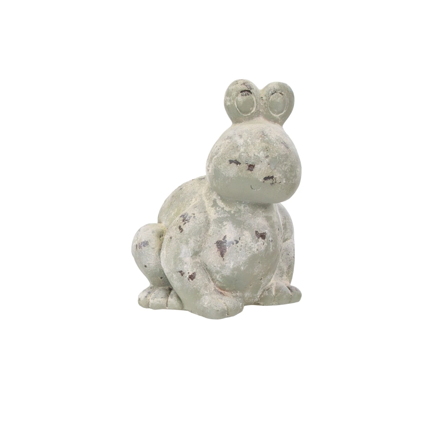 Terrastyle Grey Ceramic Frog Garden Ornament (H)35cm 1 Terrastyle Grey Ceramic Frog Garden Ornament (H)35cm