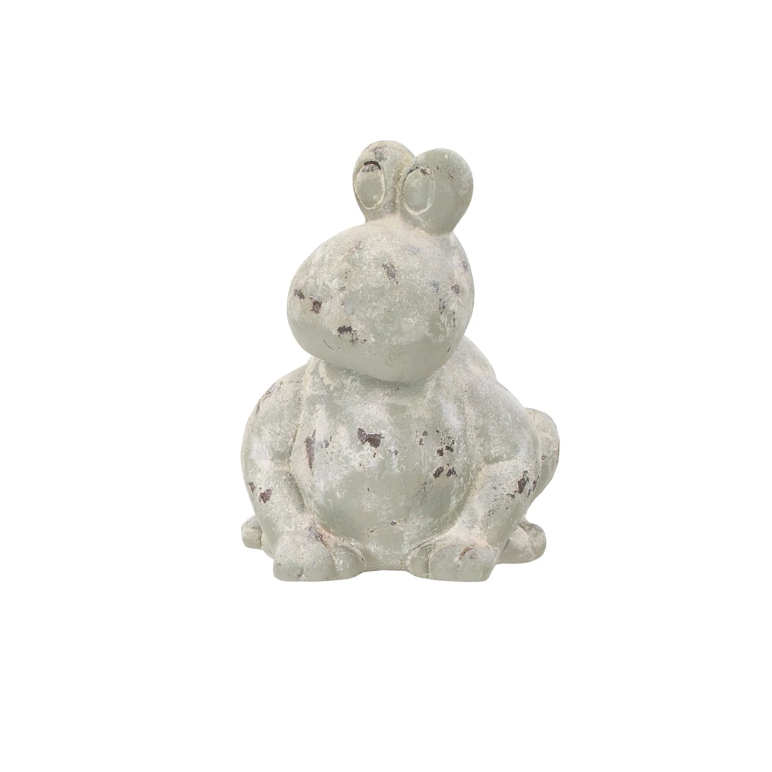 Terrastyle Grey Ceramic Frog Garden Ornament (H)35cm 2 Terrastyle Grey Ceramic Frog Garden Ornament (H)35cm - Image 2
