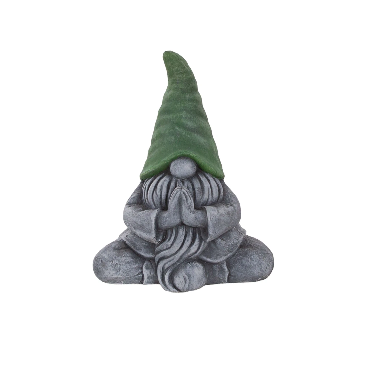 Terrastyle Grey, Green Polystone Gnome Garden Ornament (H)43cm 1 Terrastyle Grey, Green Polystone Gnome Garden Ornament (H)43cm