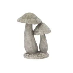 Terrastyle Grey Resin Mushroom Garden Ornament (H)37cm -Hozelock Store terrastyle grey resin mushroom garden ornament h 37cm5021346520583 36c bq scaled