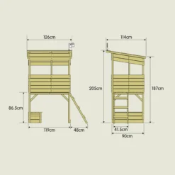 TP Toys 5.5x8 Treetops Wood Tower Playhouse Assembly Required -Hozelock Store tp toys 5 5x8 treetops wood tower playhouse assembly required5021854903540 01t bq scaled