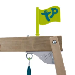 TP Toys Castlewood Brown & Green Wooden Swing Set & Slide -Hozelock Store tp toys castlewood brown green wooden swing set slide5021854934018 04c bq