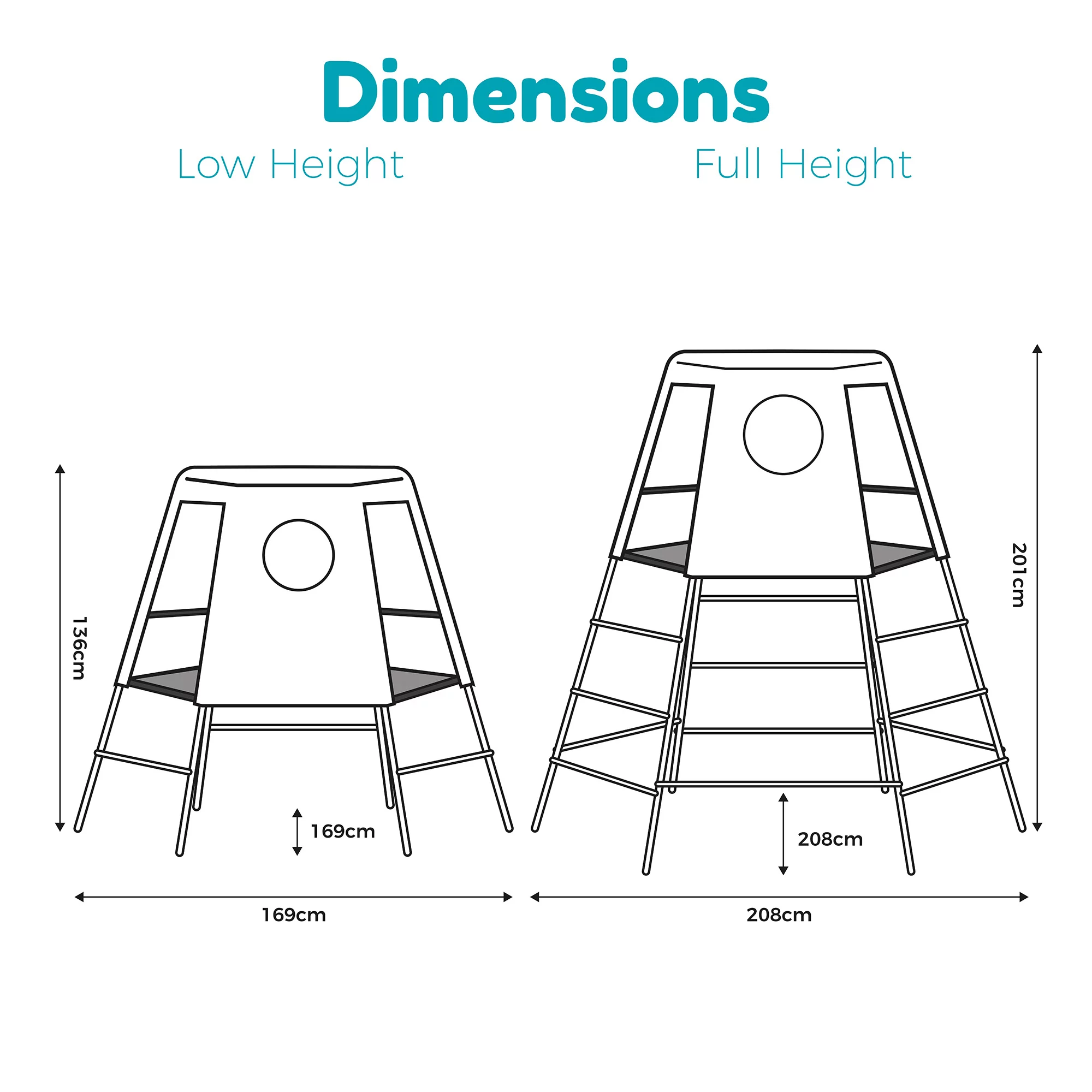 TP Toys Explorer Blue Metal Climbing Frame With Jungle Run 7 TP Toys Explorer Blue Metal Climbing Frame With Jungle Run - Image 7